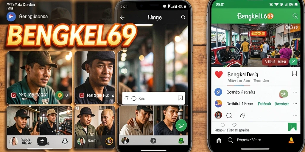 Tampilan antarmuka BENGKEL69 yang menarik dan intuitif untuk editing foto.