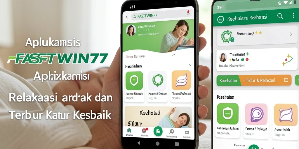 Tampilan antarmuka FASTWIN77 yang menenangkan dan mudah digunakan.